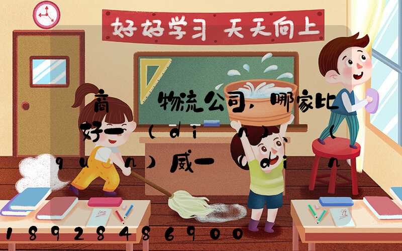 電商倉儲物流公司,哪家比較好一點(diǎn)、權(quán)威一點(diǎn)的
